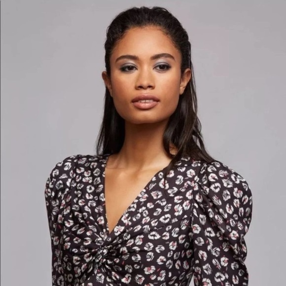 NWT Bailey44 Leopard Mid Length Dress - Picture 3 of 12